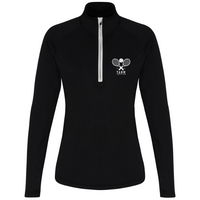 Load image into Gallery viewer, Yarm Tennis Club - Women&#39;s Long Sleeve Performance 1/4 Zip
