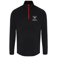 Load image into Gallery viewer, Didsbury Lawn Tennis Club - Men&#39;s Long Sleeve Performance 1/4 Zip
