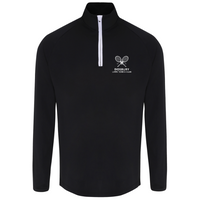 Load image into Gallery viewer, Didsbury Lawn Tennis Club - Men&#39;s Long Sleeve Performance 1/4 Zip
