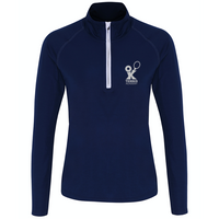 Load image into Gallery viewer, Ollie Kirk Tennis Academy - Women&#39;s Long Sleeve Performance 1/4 Zip
