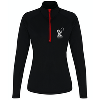 Load image into Gallery viewer, Ollie Kirk Tennis Academy - Women&#39;s Long Sleeve Performance 1/4 Zip
