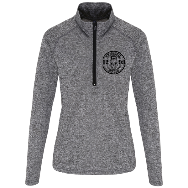 Crossfit 1298- Women's Long Sleeve Performance 1/4 Zip