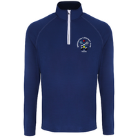 Load image into Gallery viewer, Broughton and District - Men&#39;s Long Sleeve Performance ¼ zip
