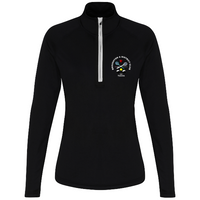 Load image into Gallery viewer, Broughton and District - Women’s Long Sleeve Performance ¼ Zip
